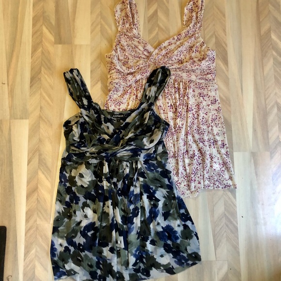 NWOT- 2 beautiful floral tops - Picture 2 of 5